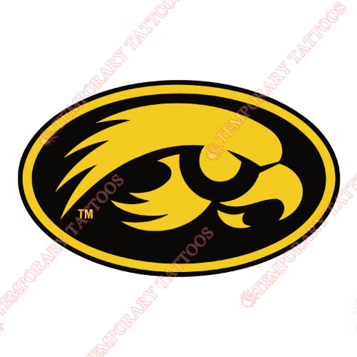 Iowa Hawkeyes Customize Temporary Tattoos Stickers NO.4647